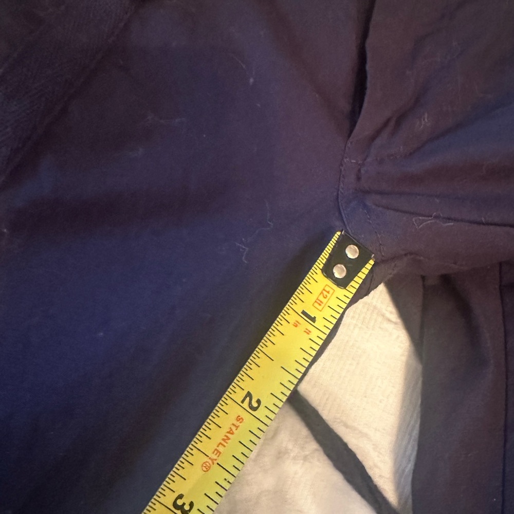 XCVI Navy Blue gathered and flared Pants - Picture 10 of 12